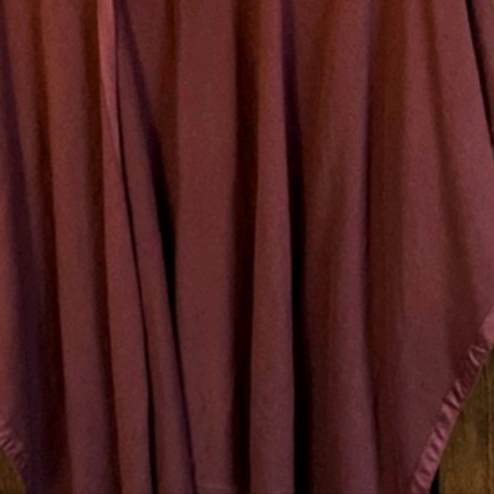 Chico’s wrap In a pretty burnt sienna color.